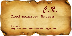 Czechmeiszter Natasa névjegykártya